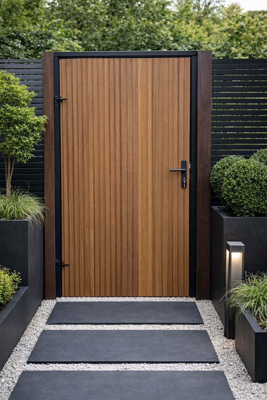 Gebres hoogwaardige Thermo Ayous schuttingdeur